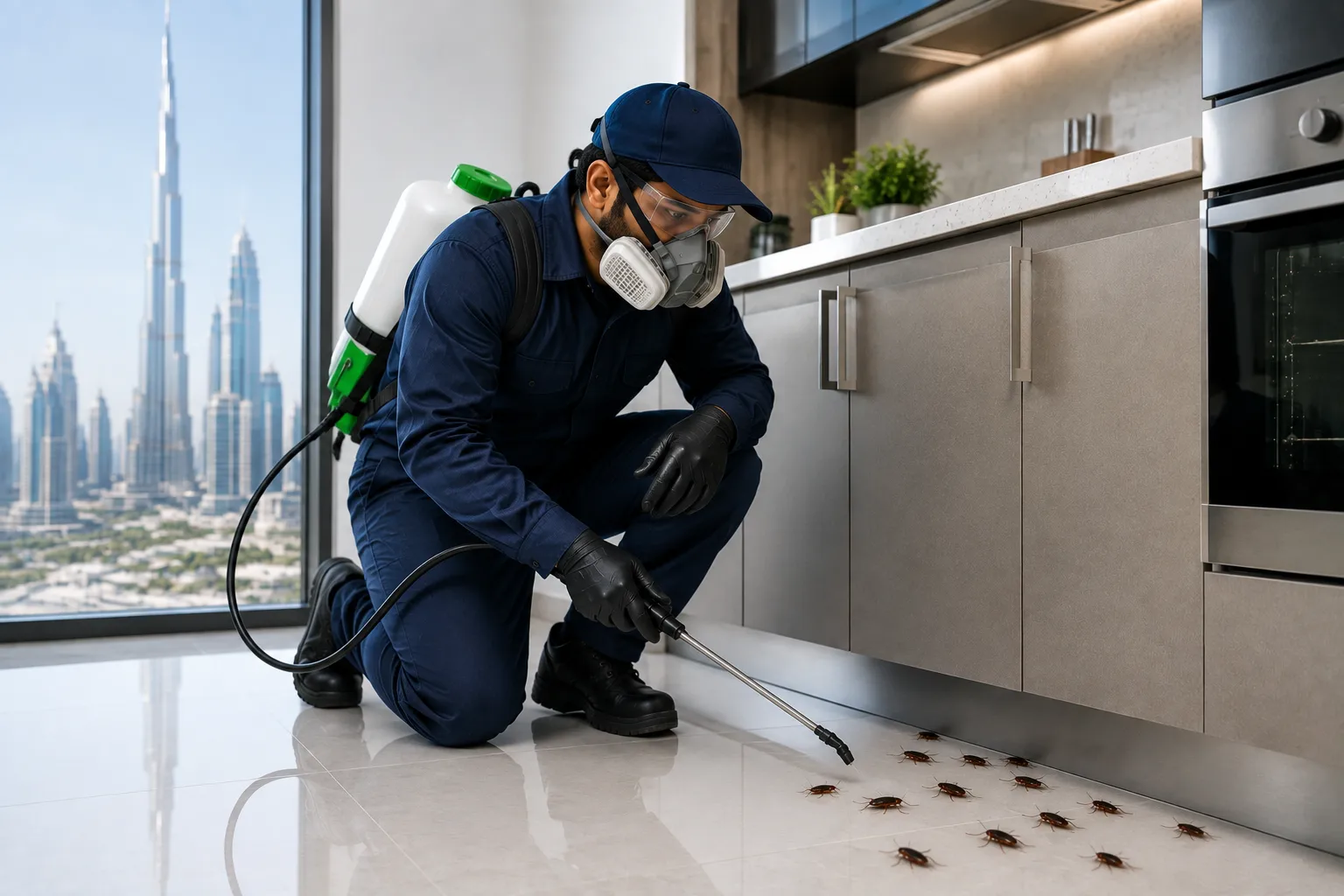 Cockroach Control Service in Dubai