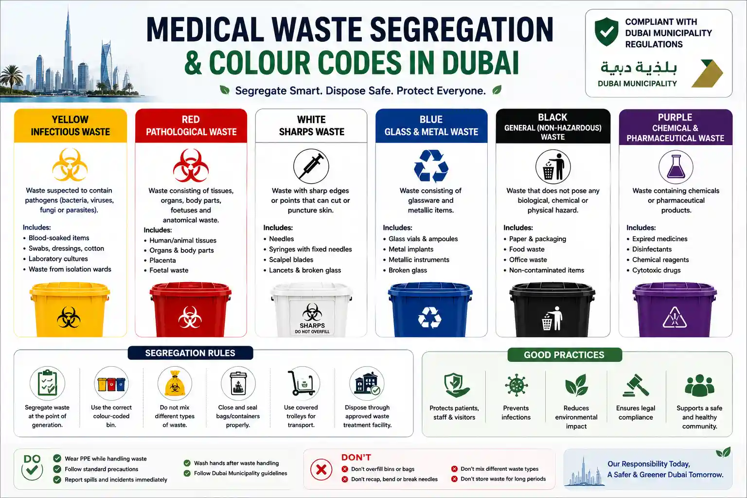 From bin to treatment: the compliant chain