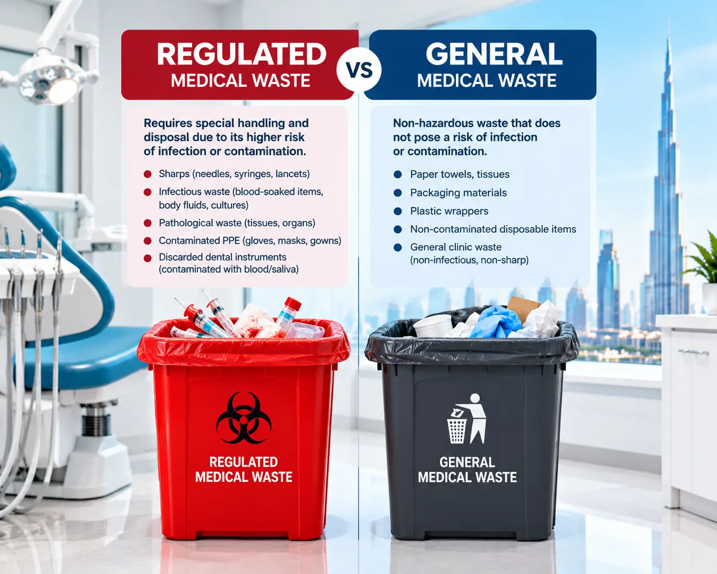 Two Bins, Two Very Different Destinations