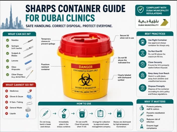 Why sharps containers are non-negotiable