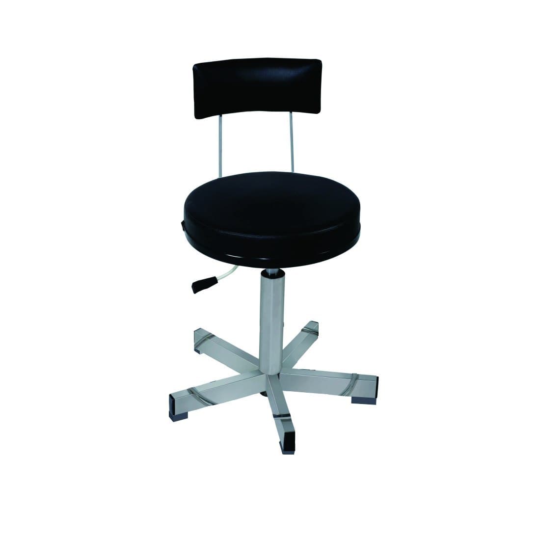 Revolving Stool Chair with Backrest