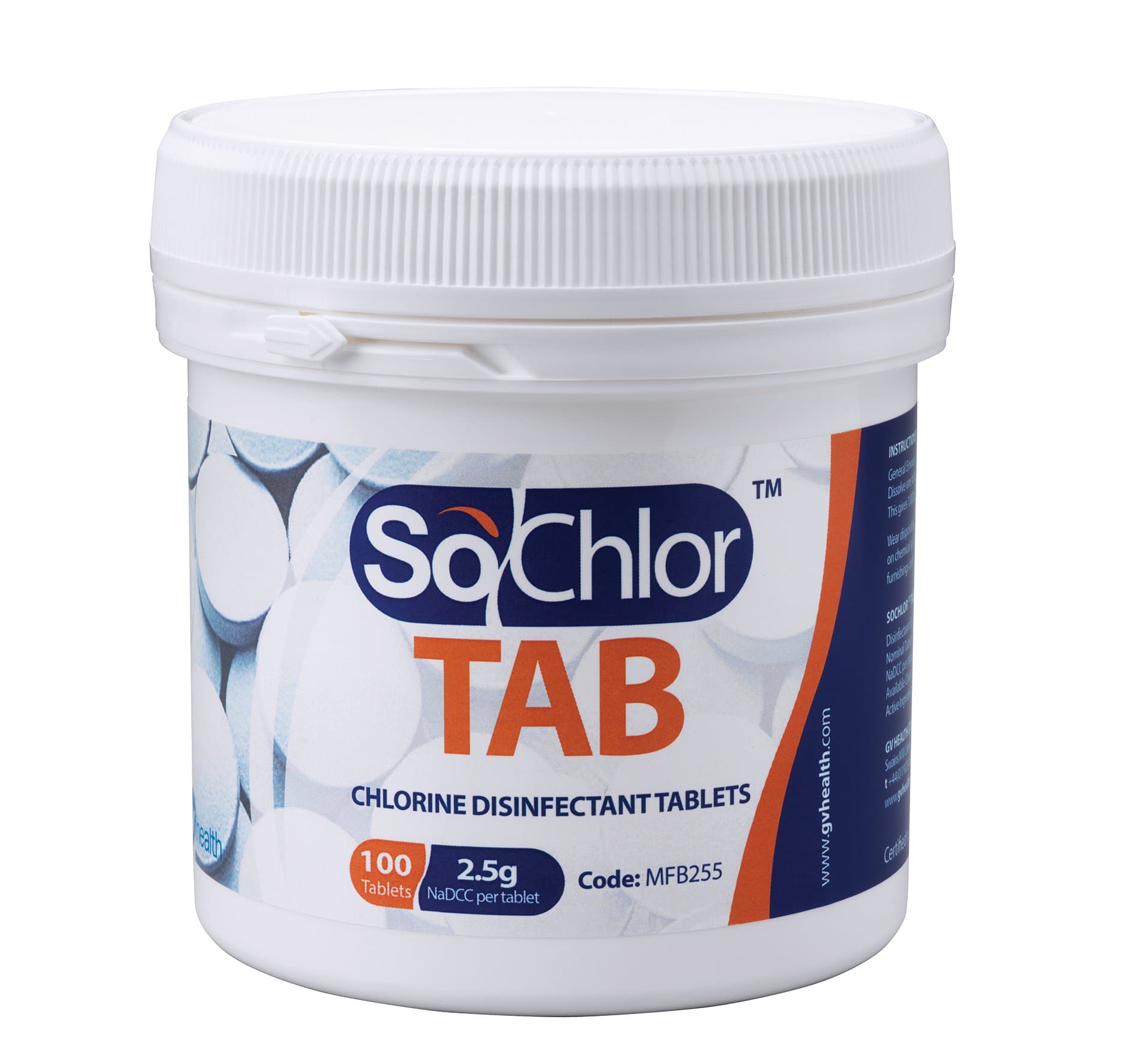 SoChlor TAB Chlorine Disinfectant Tablets
